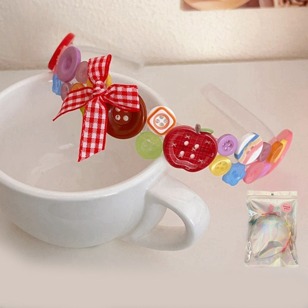 Button headband