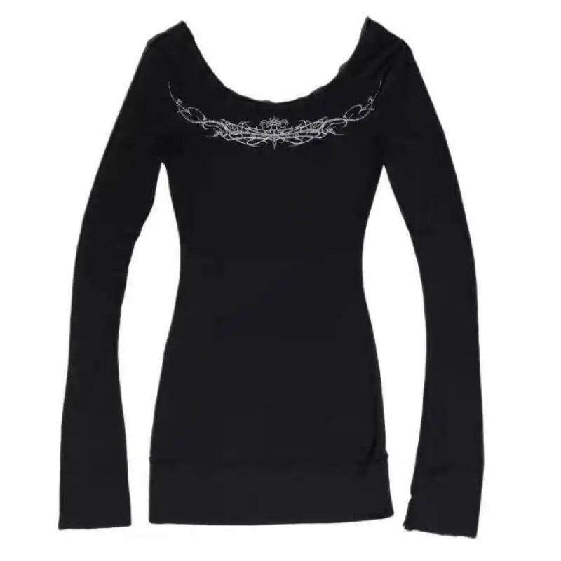Y2K seeslim Graphic top