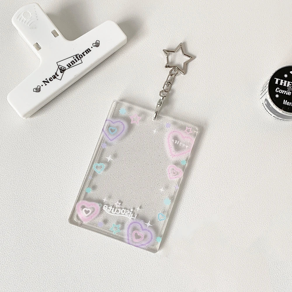 Starry photocard keychain