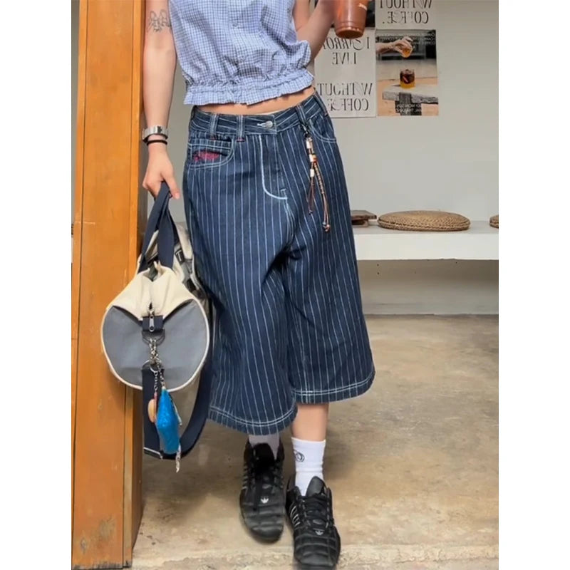 Light blue Cargo Harajuku jeans