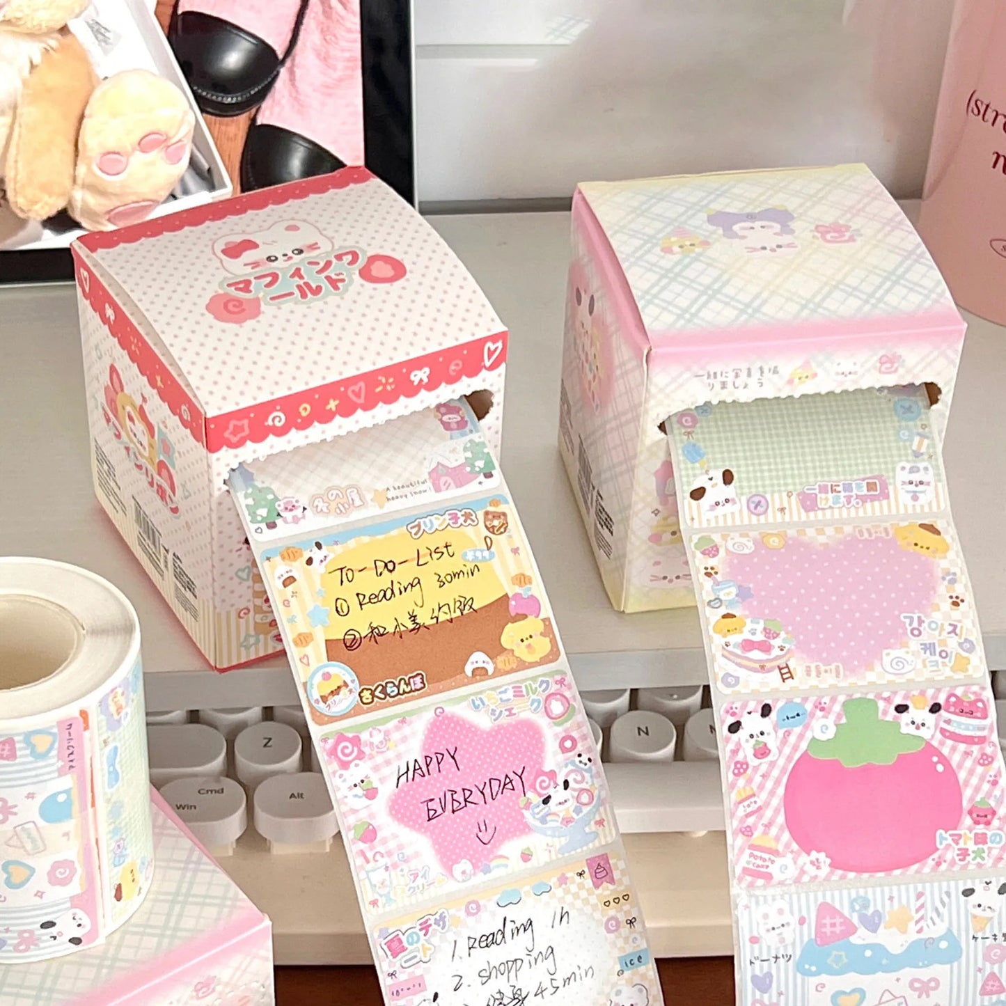 256 pcs/box Cartoon Cute Pull Out memo pads