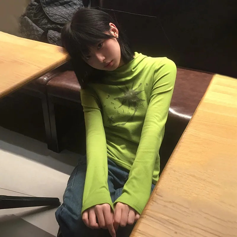 Green velvet top