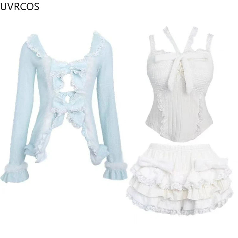 Sweet blue shoujo 3pcs set