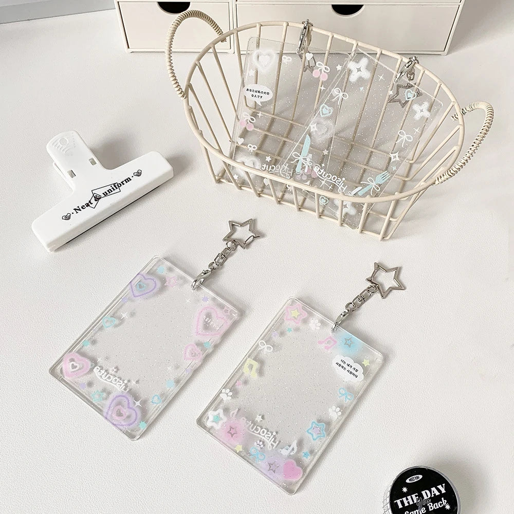 Starry photocard keychain