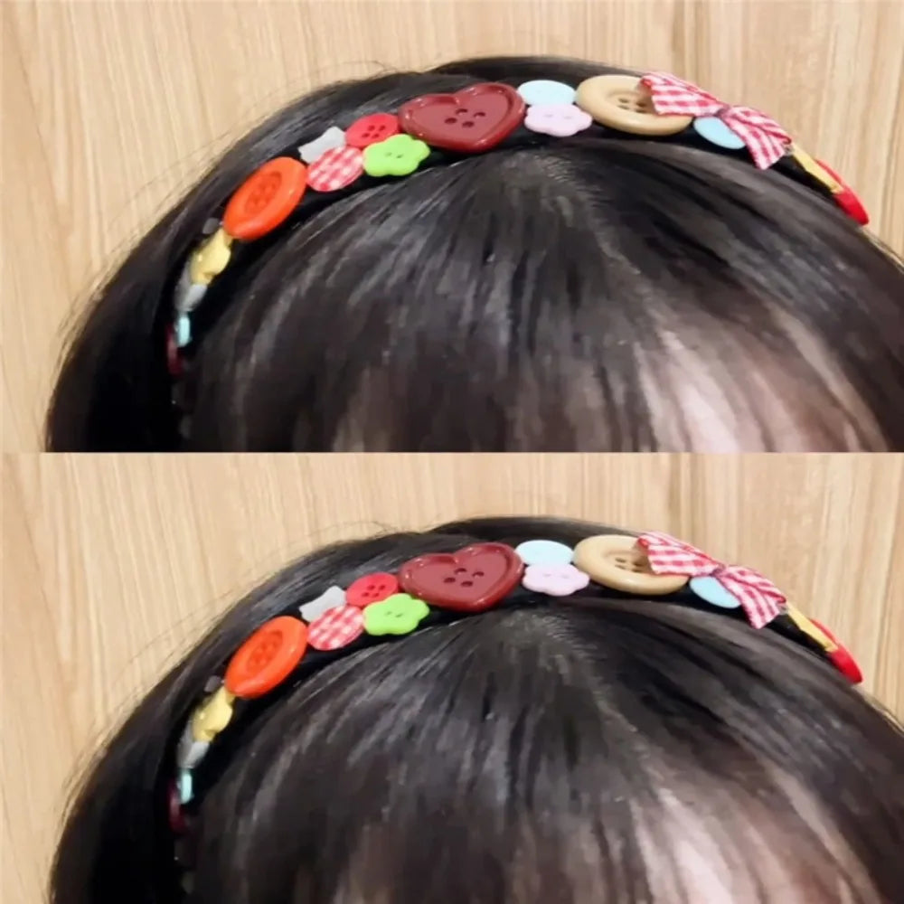 Button headband
