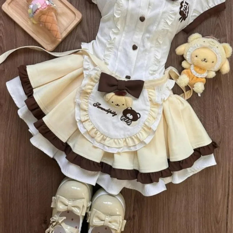 Yellow shoujo kawaii set