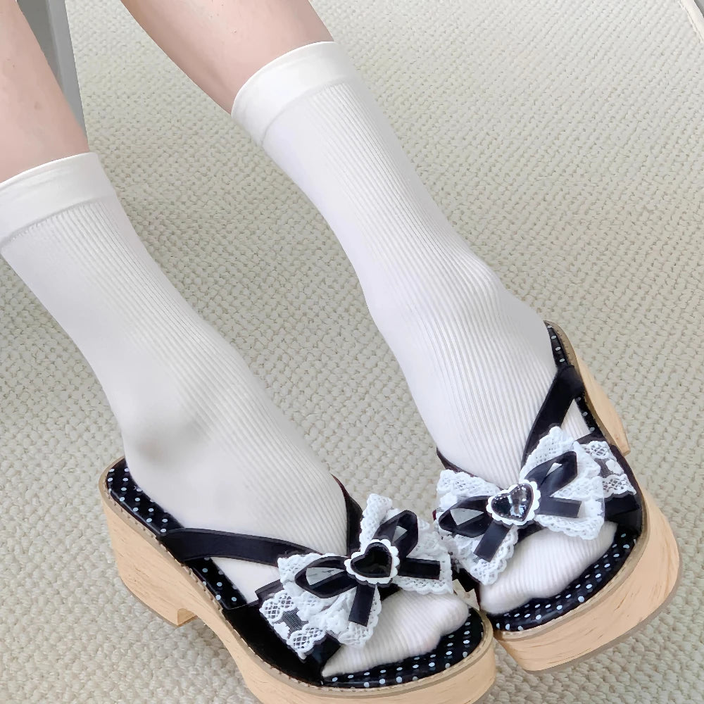 Japanese Lolita Sandals bow