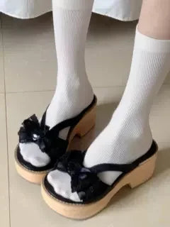 Japanese Lolita Sandals bow