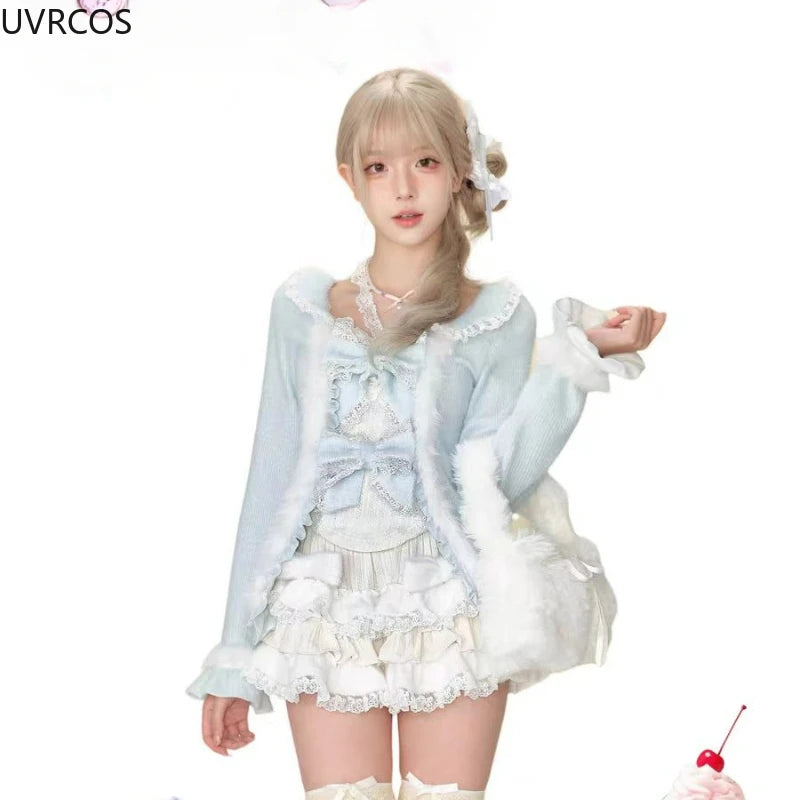 Sweet blue shoujo 3pcs set