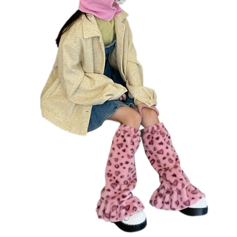 Y2K Wild Instinct Panther Leg Warmers