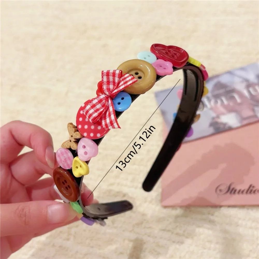 Button headband