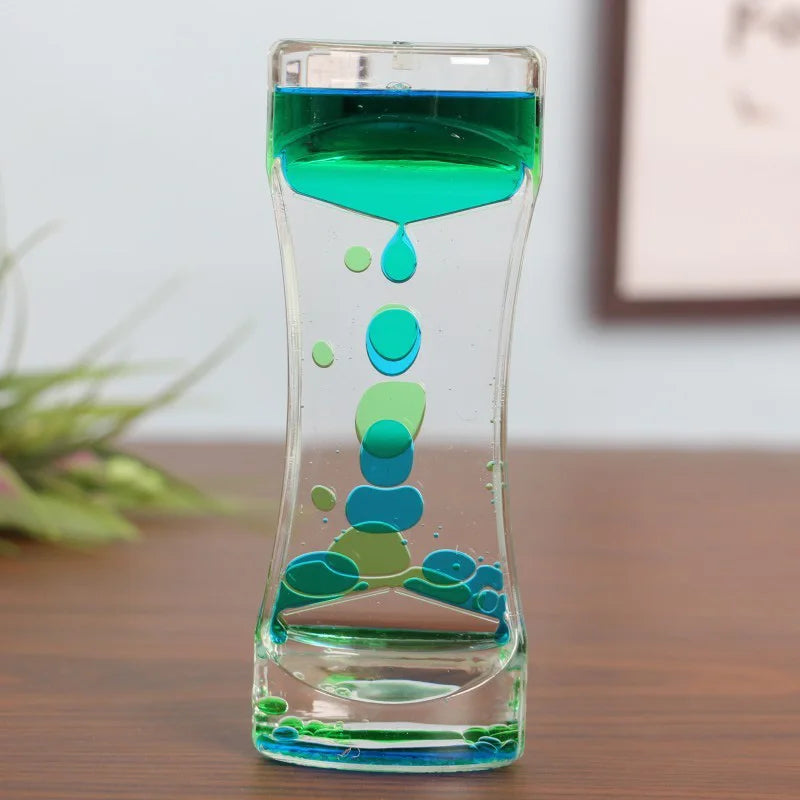 Frutiger aero bubbler hourglass decoration