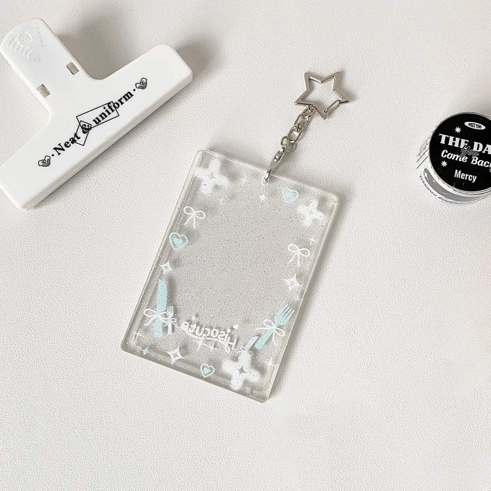 Starry photocard keychain