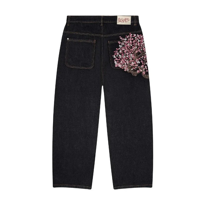Blossom baggy jeans
