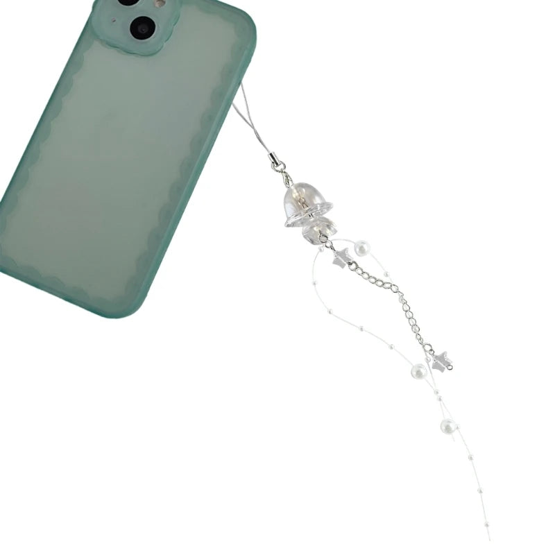 Jellyfish phone charms