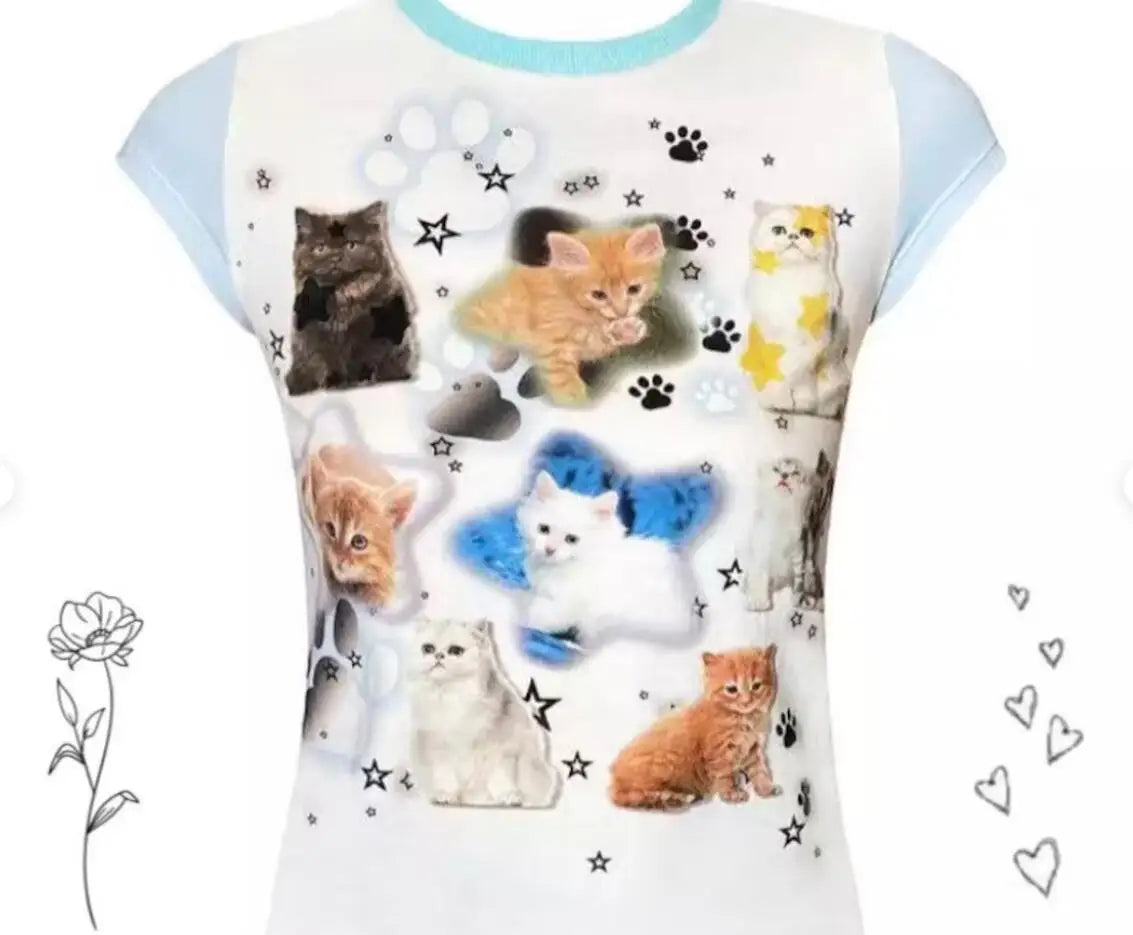 Perfectly Cute Cat Graphic Shirt