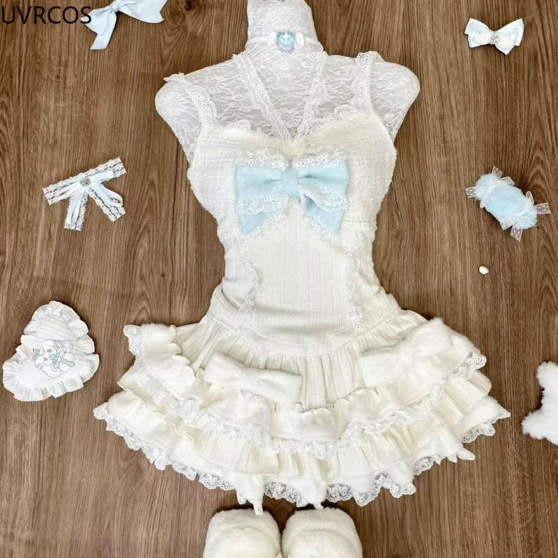 Sweet blue shoujo 3pcs set