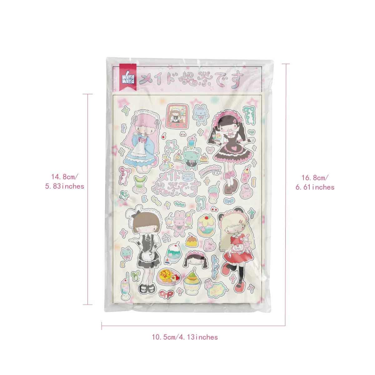 Girls characters sticker sheets