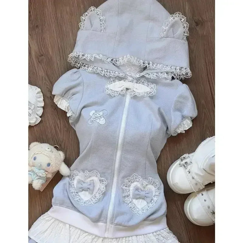 Blue sky kawaii 2pc set