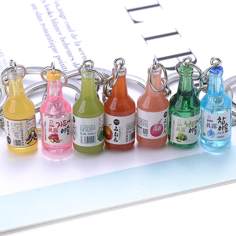 bottle trinkets rainbow