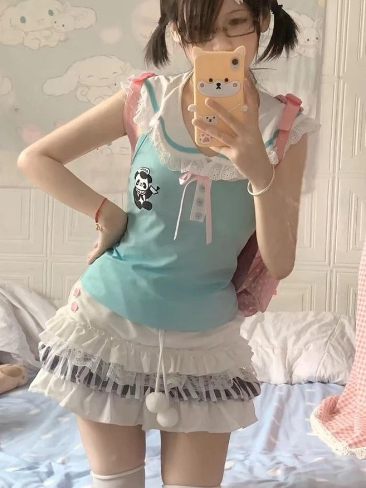 soft piano kawaii skirt