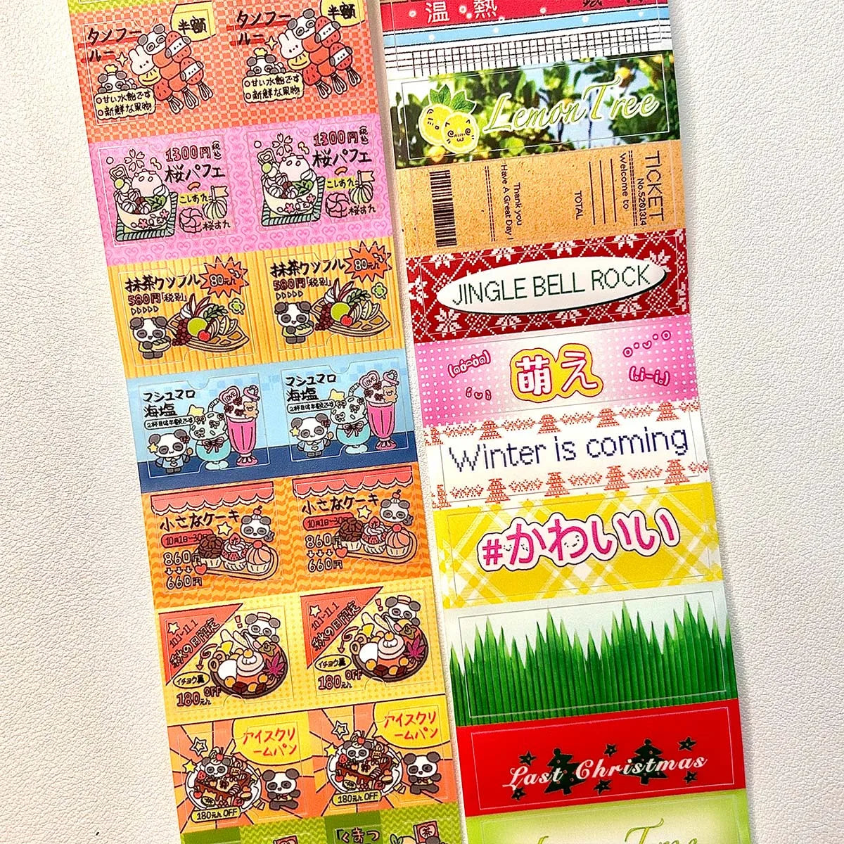 Sticker Tapes Four-leaf Clover Deco edition