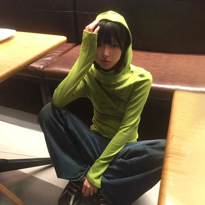 Green velvet top