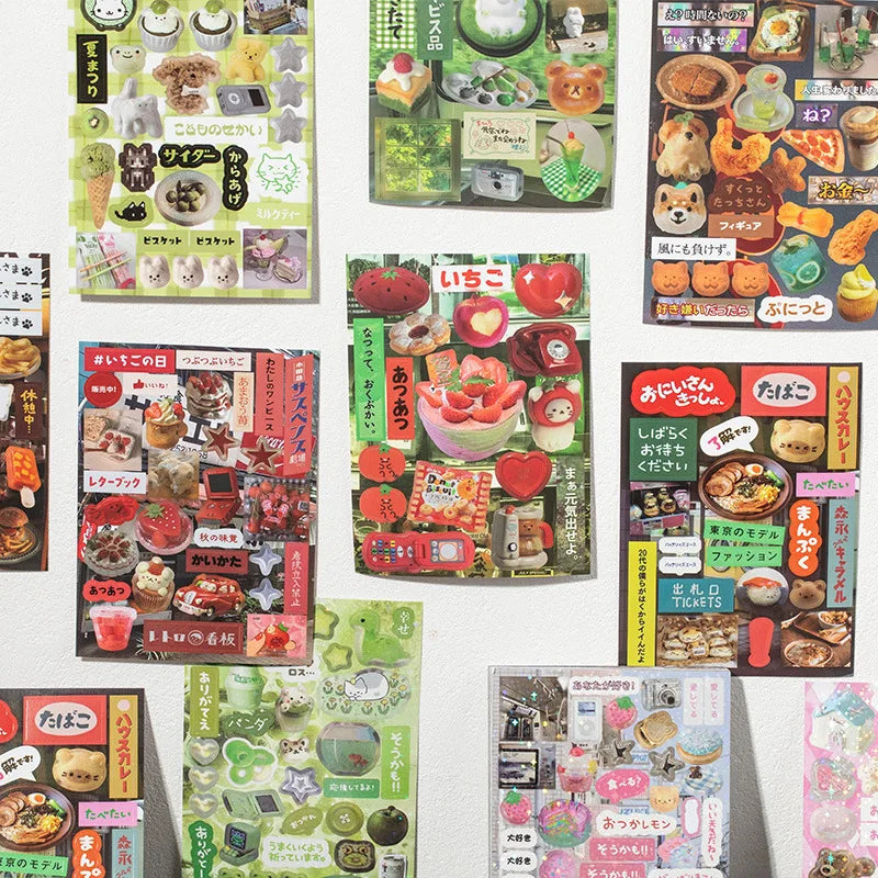 Yummy Tummy food stickers 45 sheets
