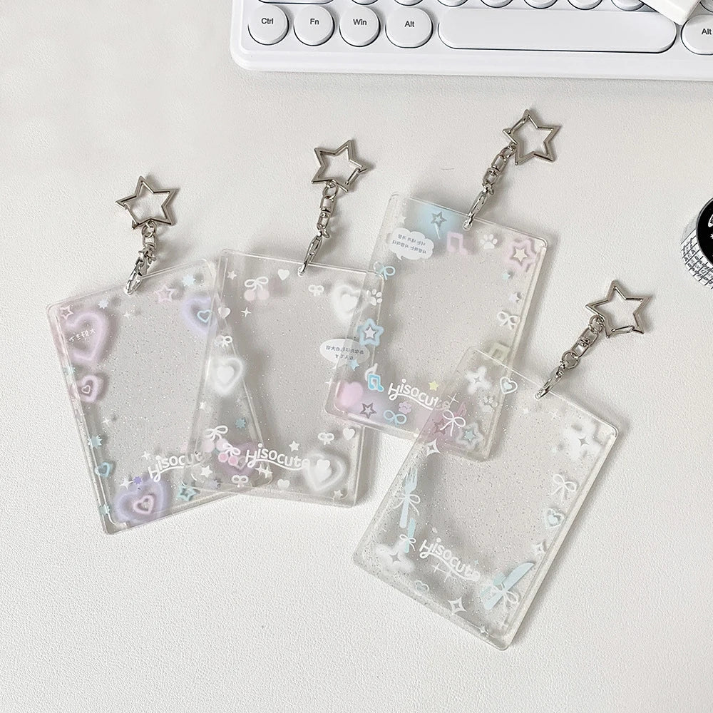 Starry photocard keychain