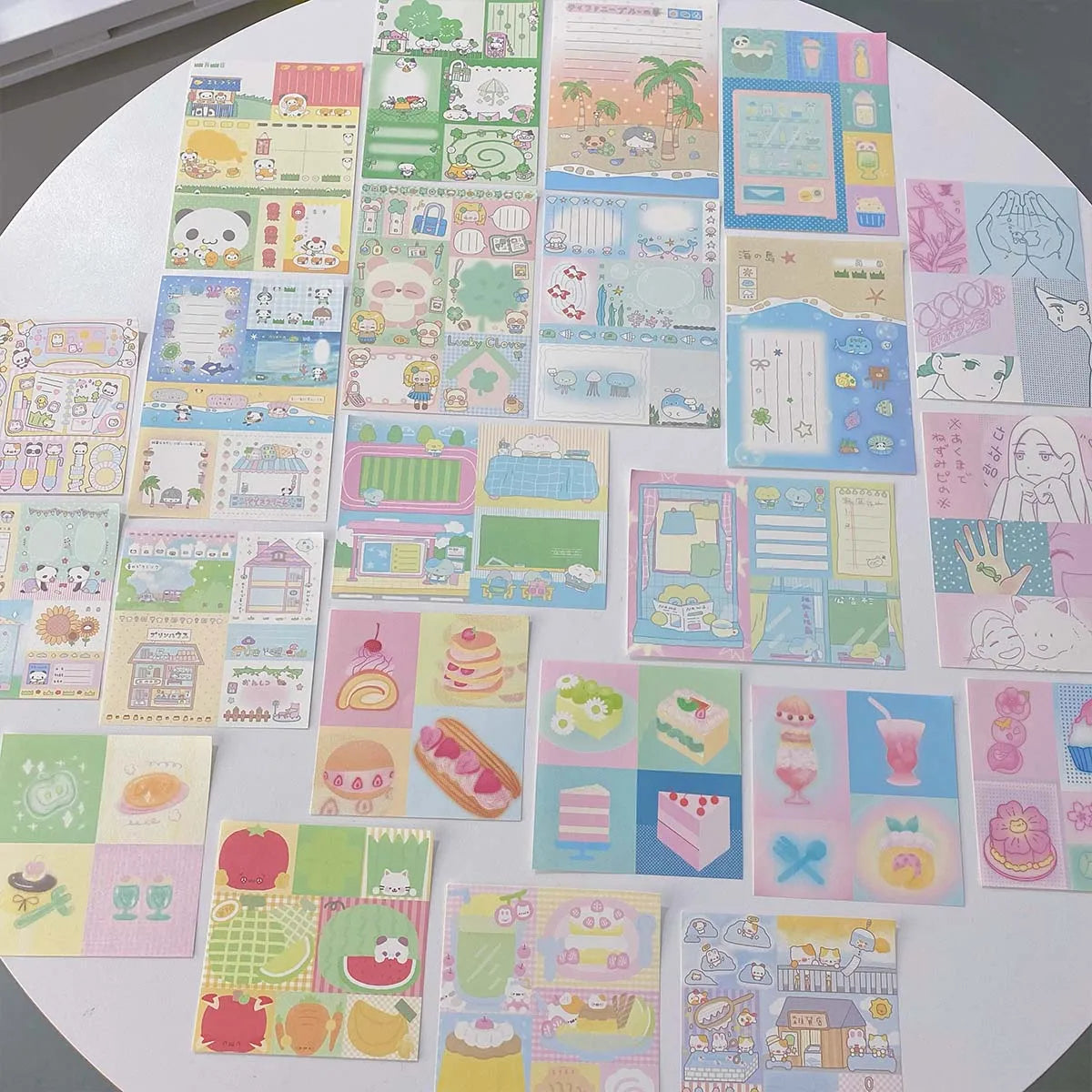 120 sheets soft kawaii island memo sheets