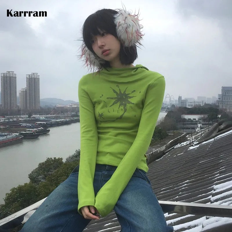 Green velvet top