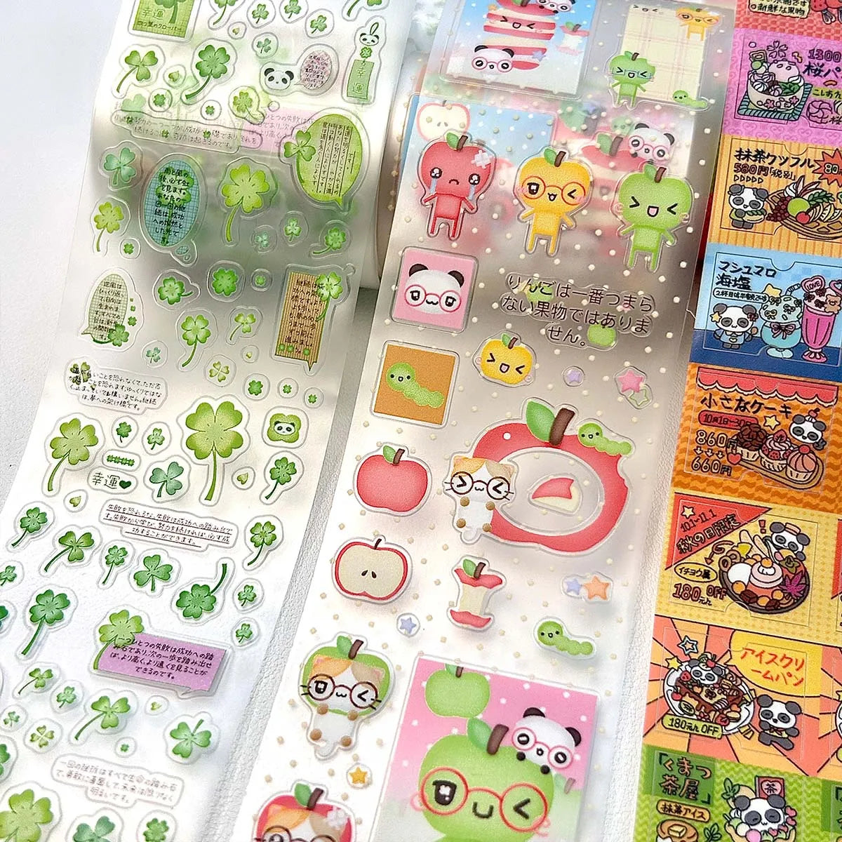 Sticker Tapes Four-leaf Clover Deco edition