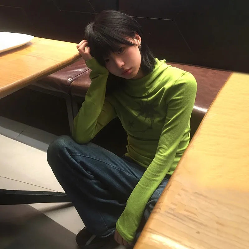 Green velvet top