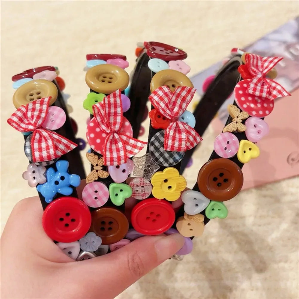 Button headband