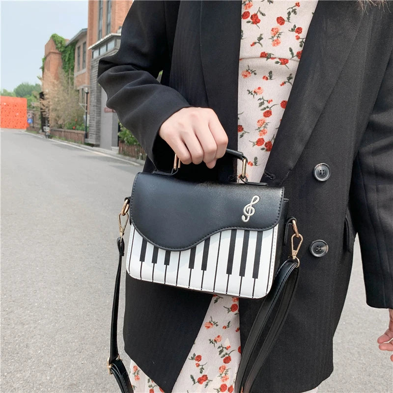 Mini Piano hand & shoulder bag