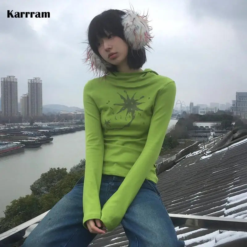 Green velvet top