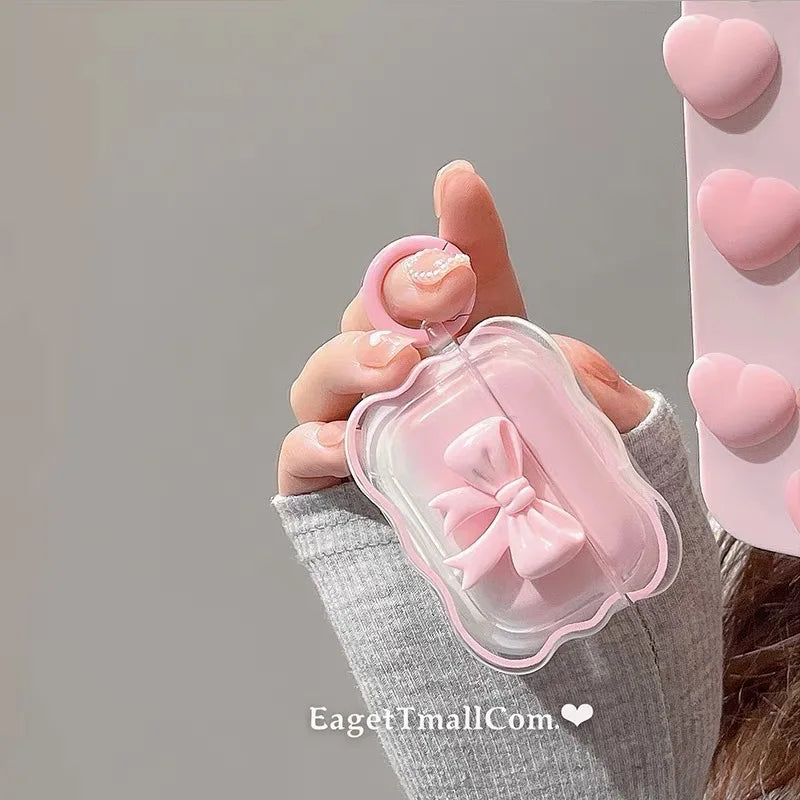 Bow coquette AirPods case
