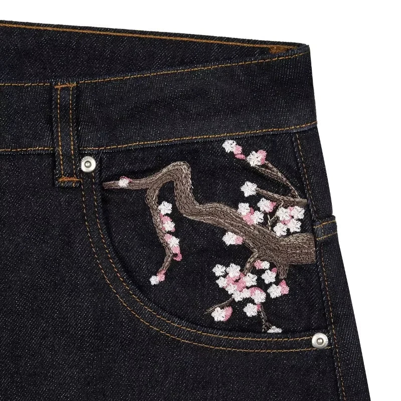 Blossom baggy jeans