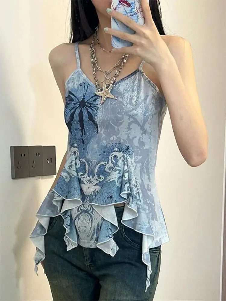 watery shoujo summer top