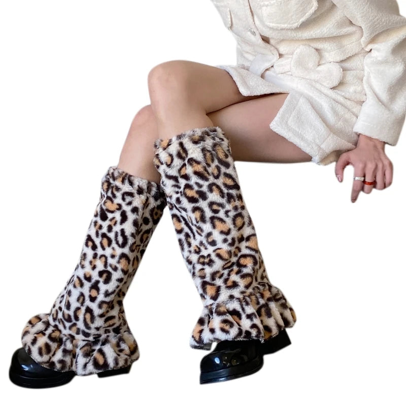 Y2K Wild Instinct Panther Leg Warmers