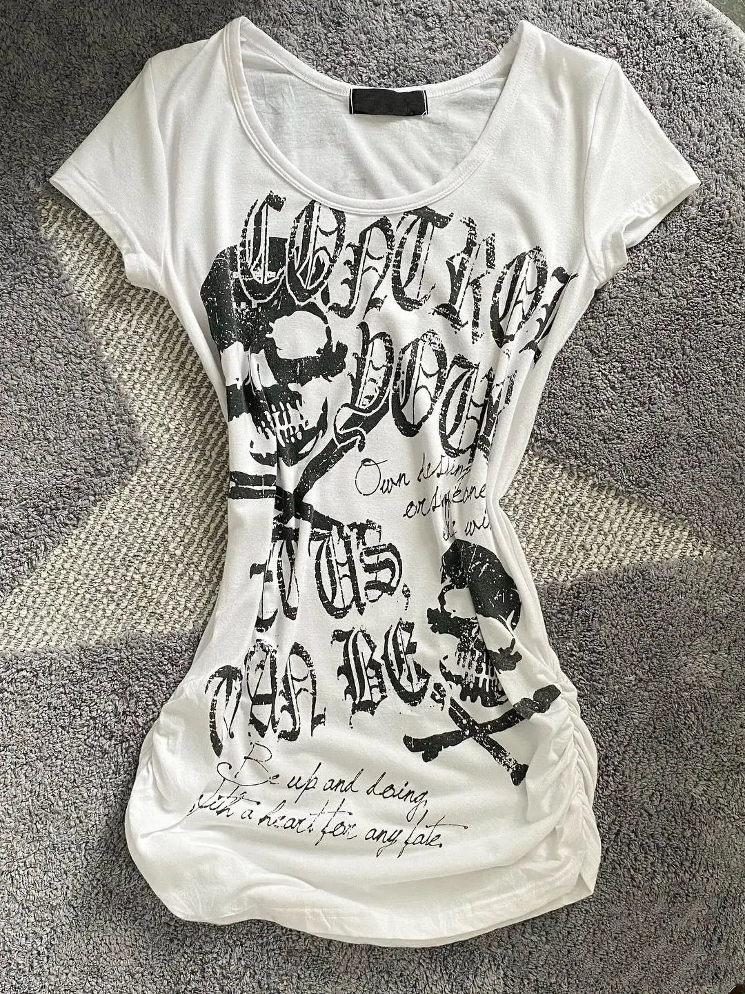 Y2K Vintage Skeleton T-Shirt