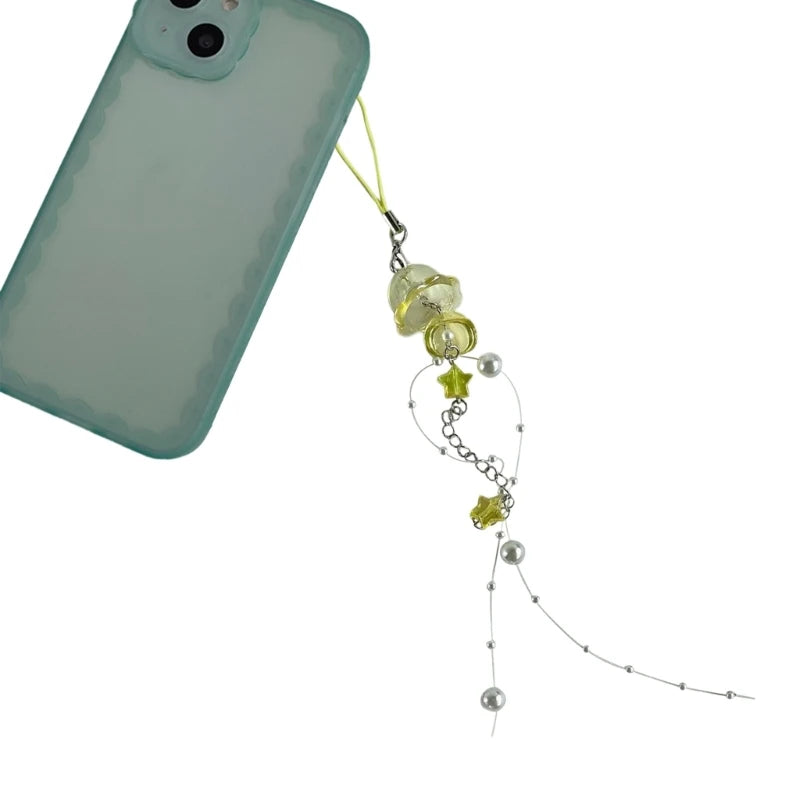Jellyfish phone charms