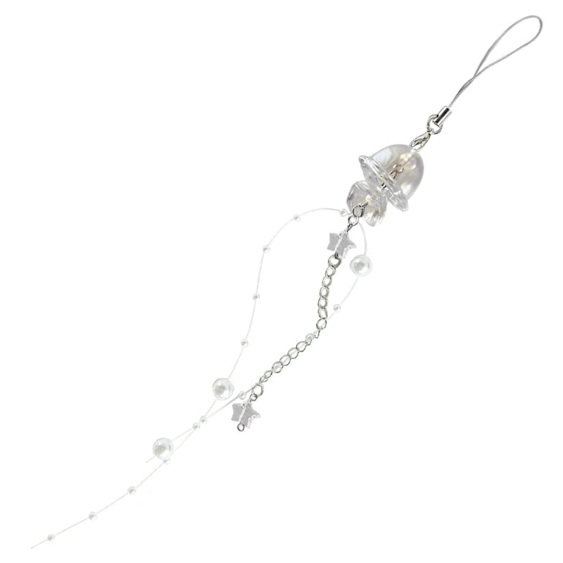 Jellyfish phone charms