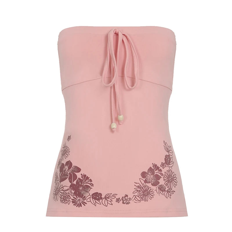 Dreamy flower summer tank top