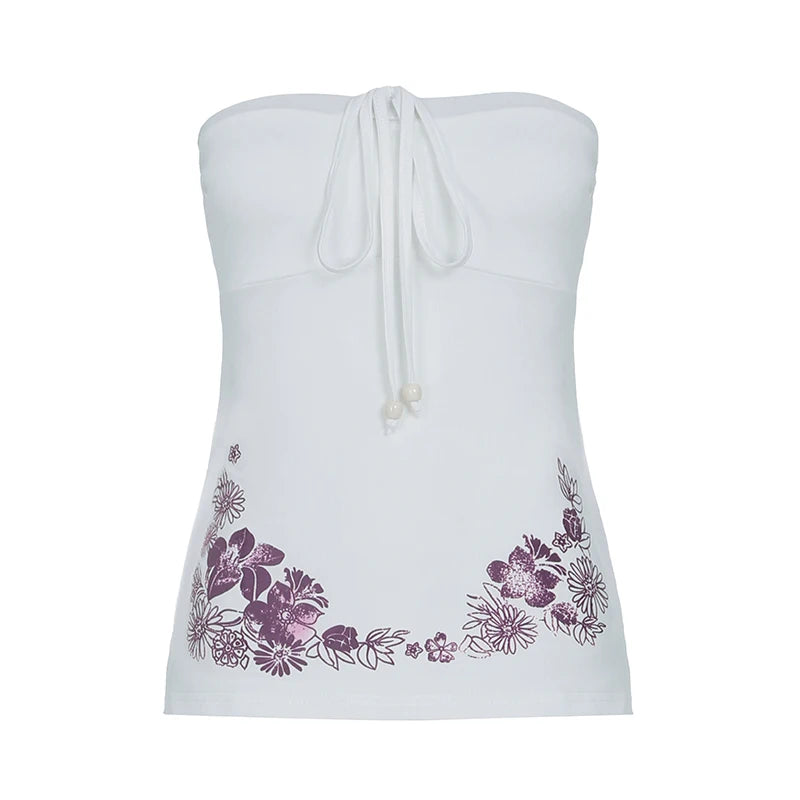 Dreamy flower summer tank top