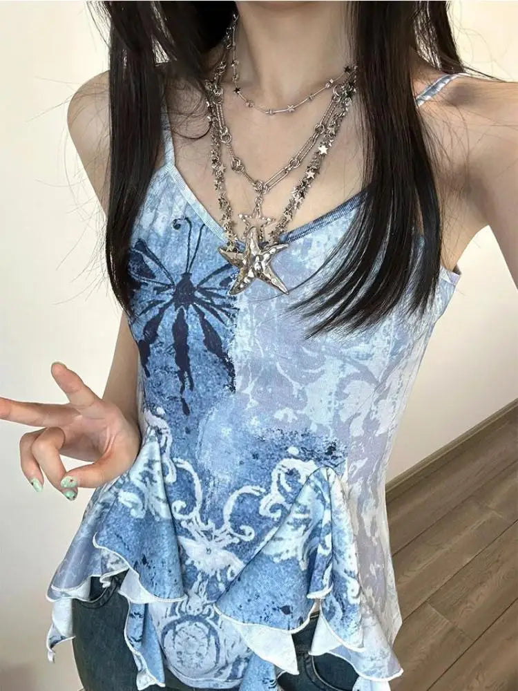 watery shoujo summer top