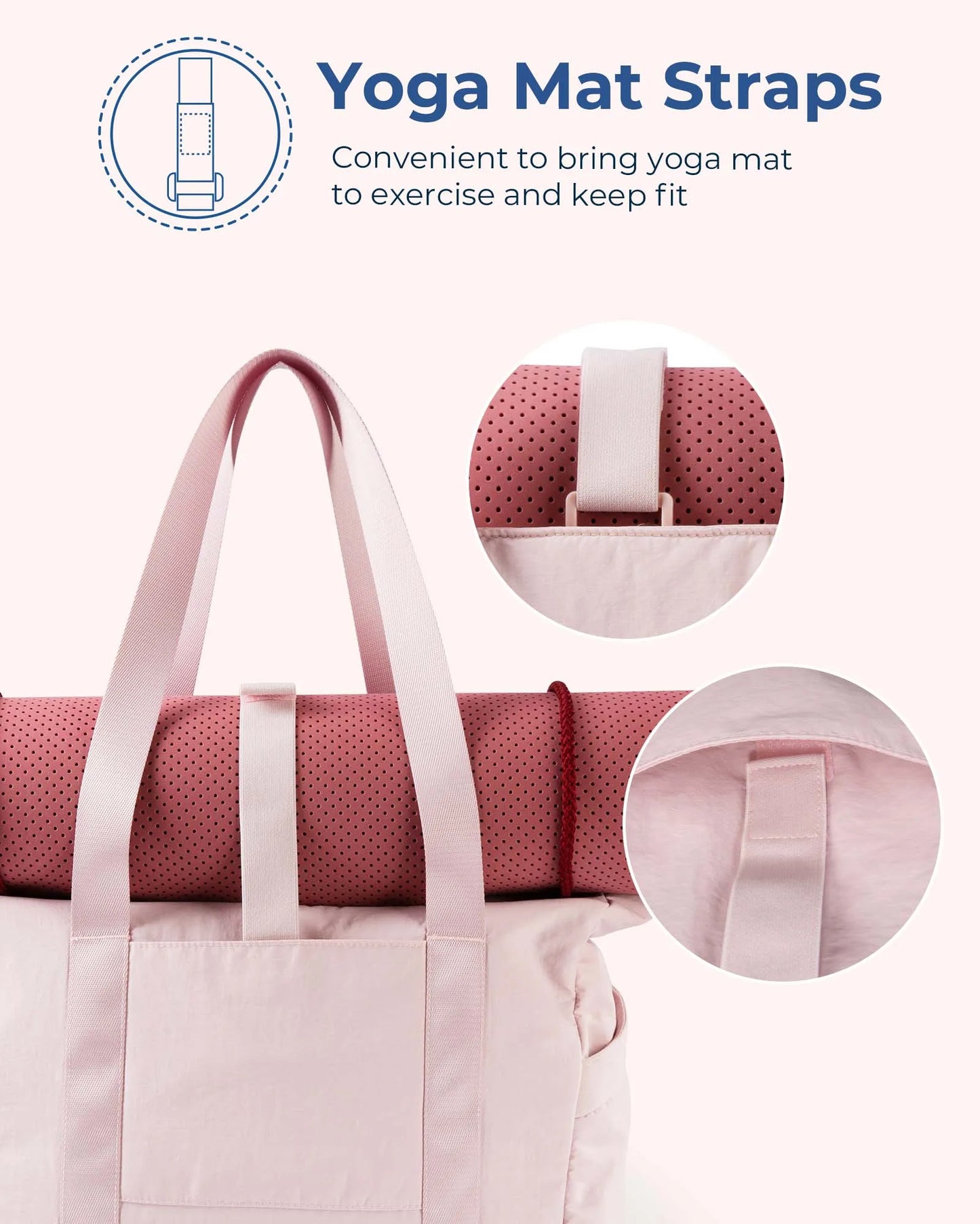 smart yoga travel tote fluf cloud bag