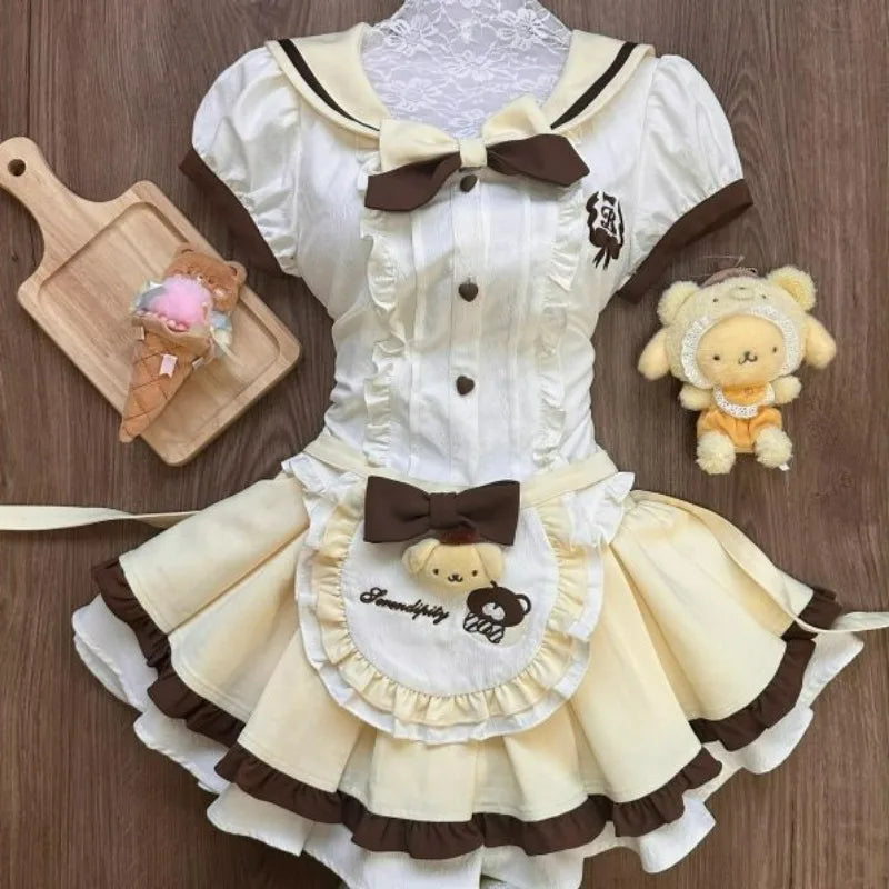 Yellow shoujo kawaii set