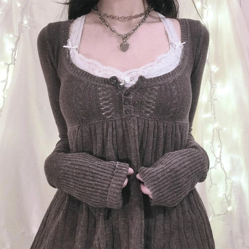 Downtown soft layering fall sweater