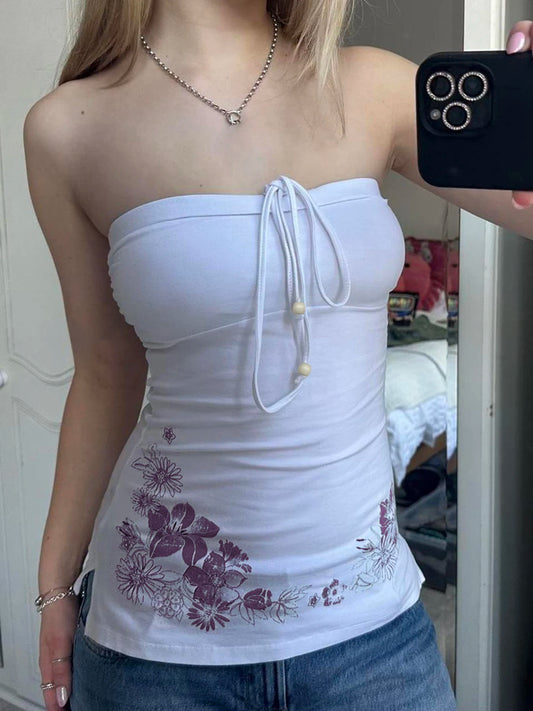 Dreamy flower summer tank top